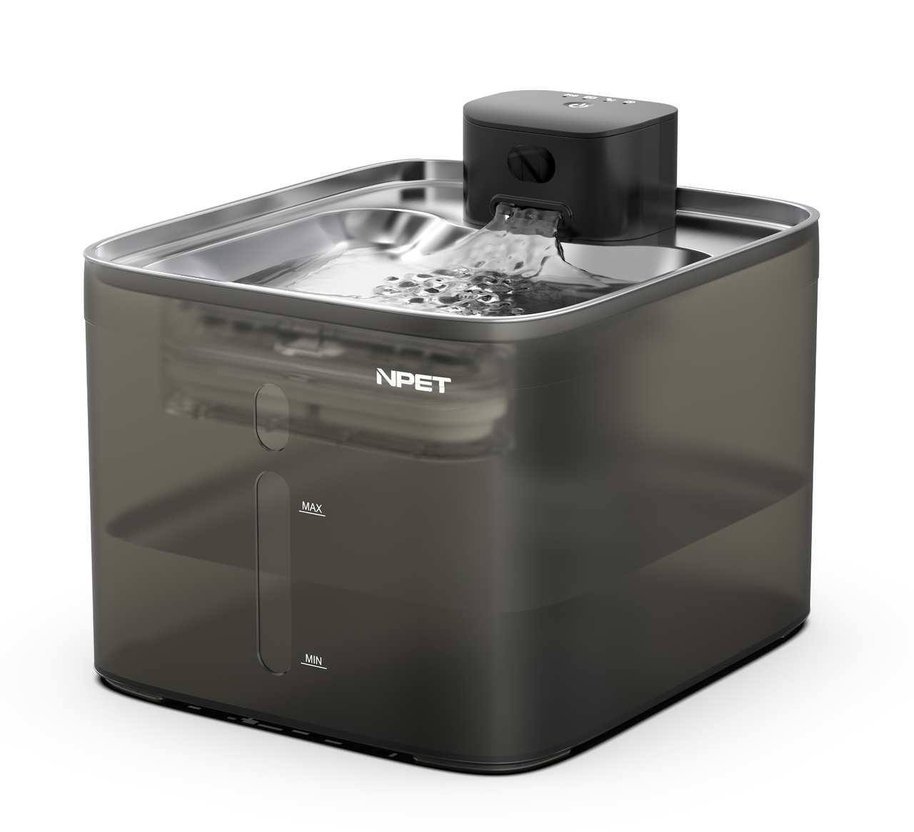 Фонтан для кота NPET WF020-WM со встроенным аккумулятором и датчиком движения 4 л.