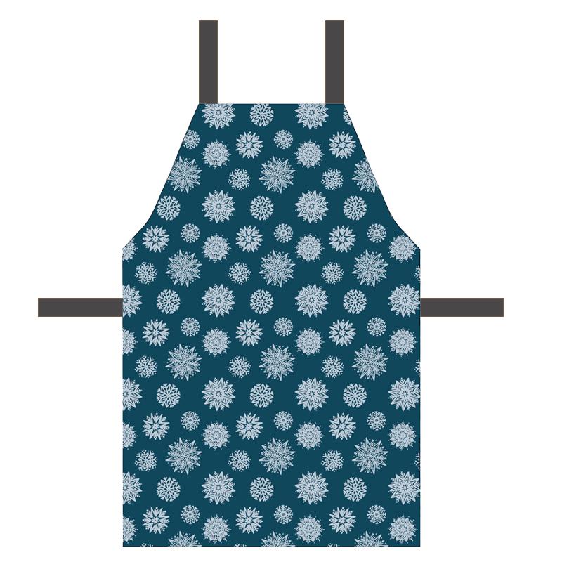Фартук полноцветный Сolorful Снежинки 75х51 см (FRTC_22NG005)