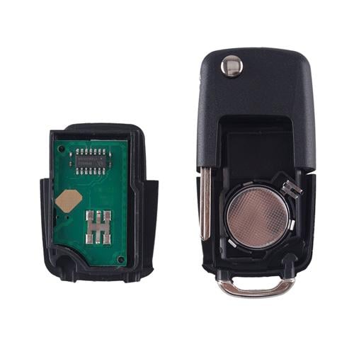 Заготовка-корпус для ключа запалювання автомобіля під чіп 3 кнопки для Volkswagen Skoda ID48 1K0959753G Black (510043) - фото 3 Заготовка-корпус для ключа запалювання автомобіля під чіп 3 кнопки для Volkswagen Skoda ID48 1K0959753G Black (510043) - фото 3