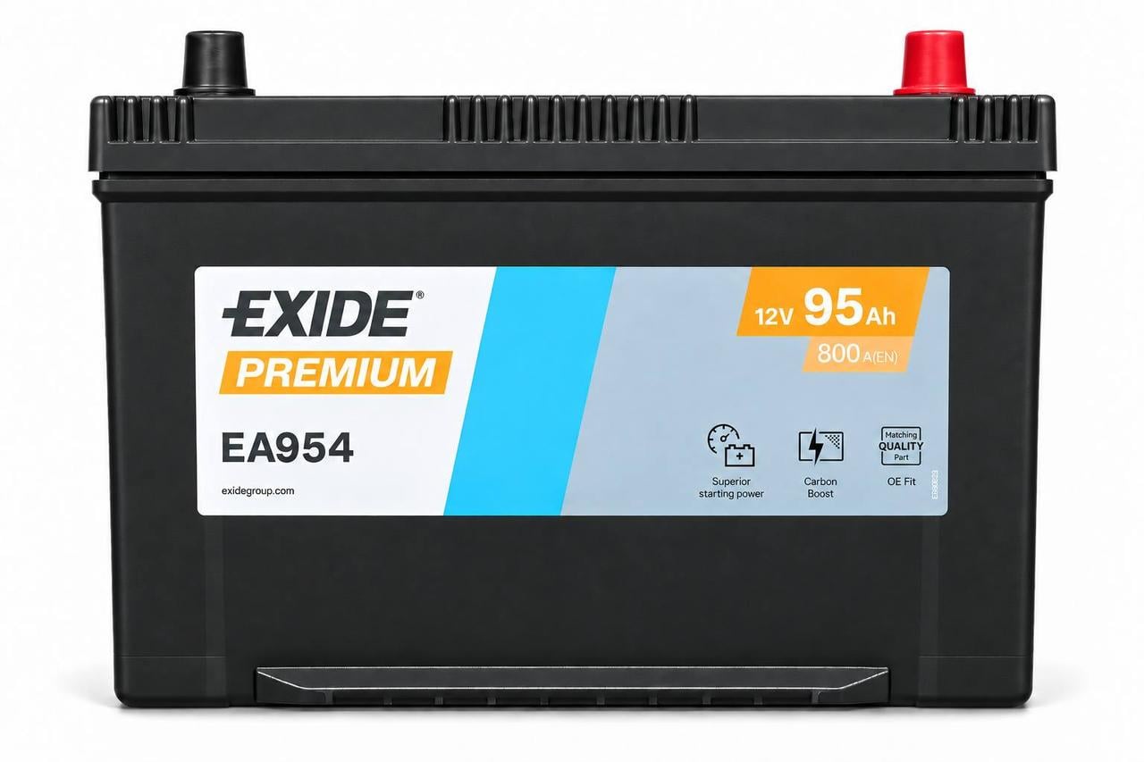 Акумулятор автомобільний EXIDE Asia 95 Ah 800A R+ 12V (3204301615)