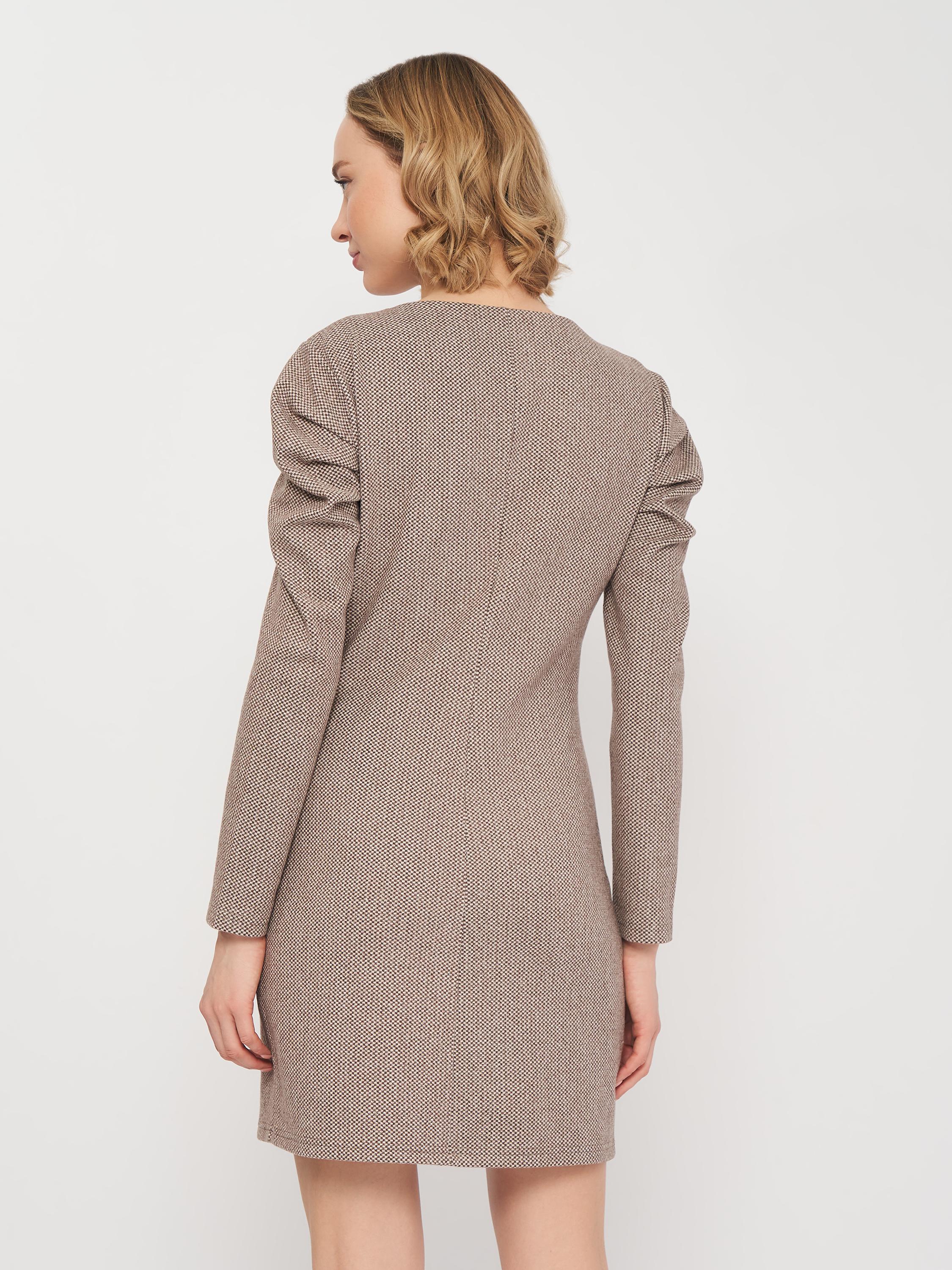 Платье женское трикотажное Anastasimo S Коричневый (0190-02 S) - фото 2