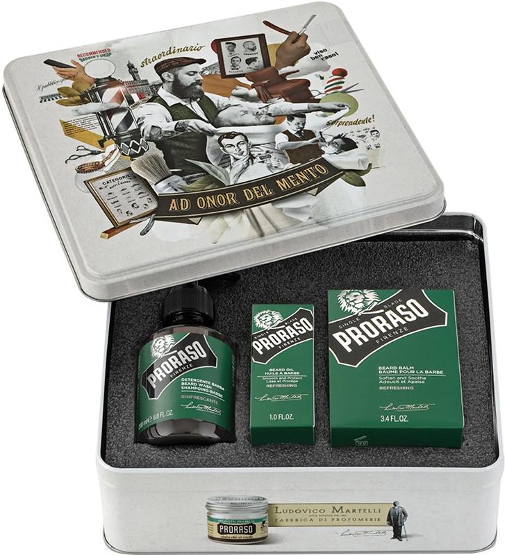 Подарунковий набір для догляду за бородою Proraso Refresh шампунь 200 мл/бальзам 100 мл/олія 30 мл (60819) Подарунковий набір для догляду за бородою Proraso Refresh шампунь 200 мл/бальзам 100 мл/олія 30 мл (60819)