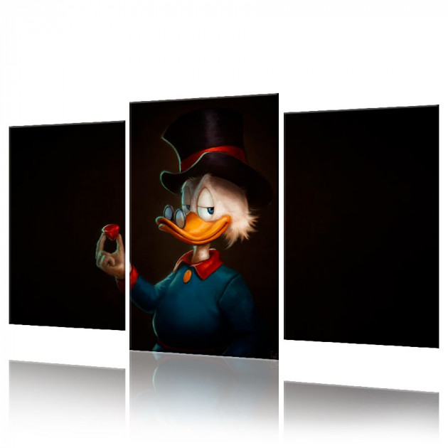 Картина модульная ArtStar Скрудж Макдак ADFM0011_3 120х180 см 3 части