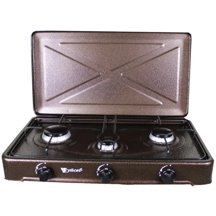 Настольная плита газовая на 3 конфорки (YUCEL-O-300)