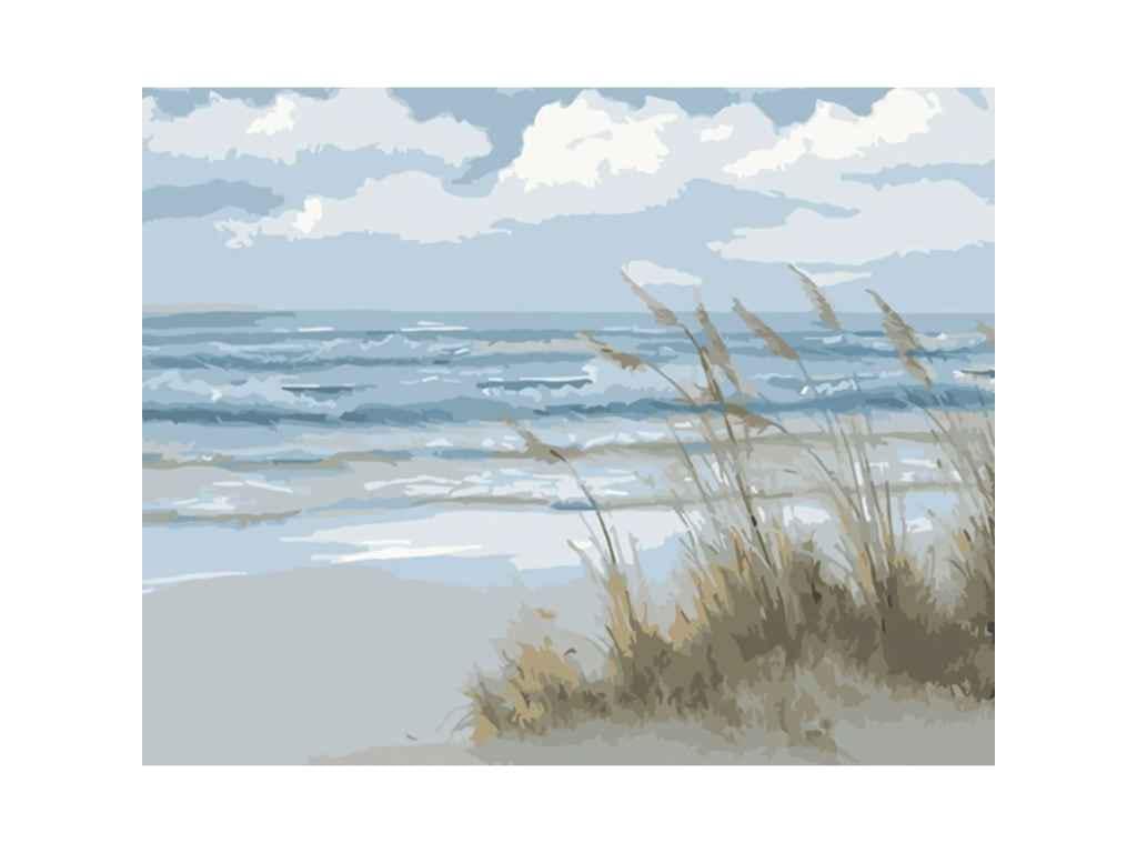 Картина по номерам Strateg Камыш у моря 40х50 см (GS1055)