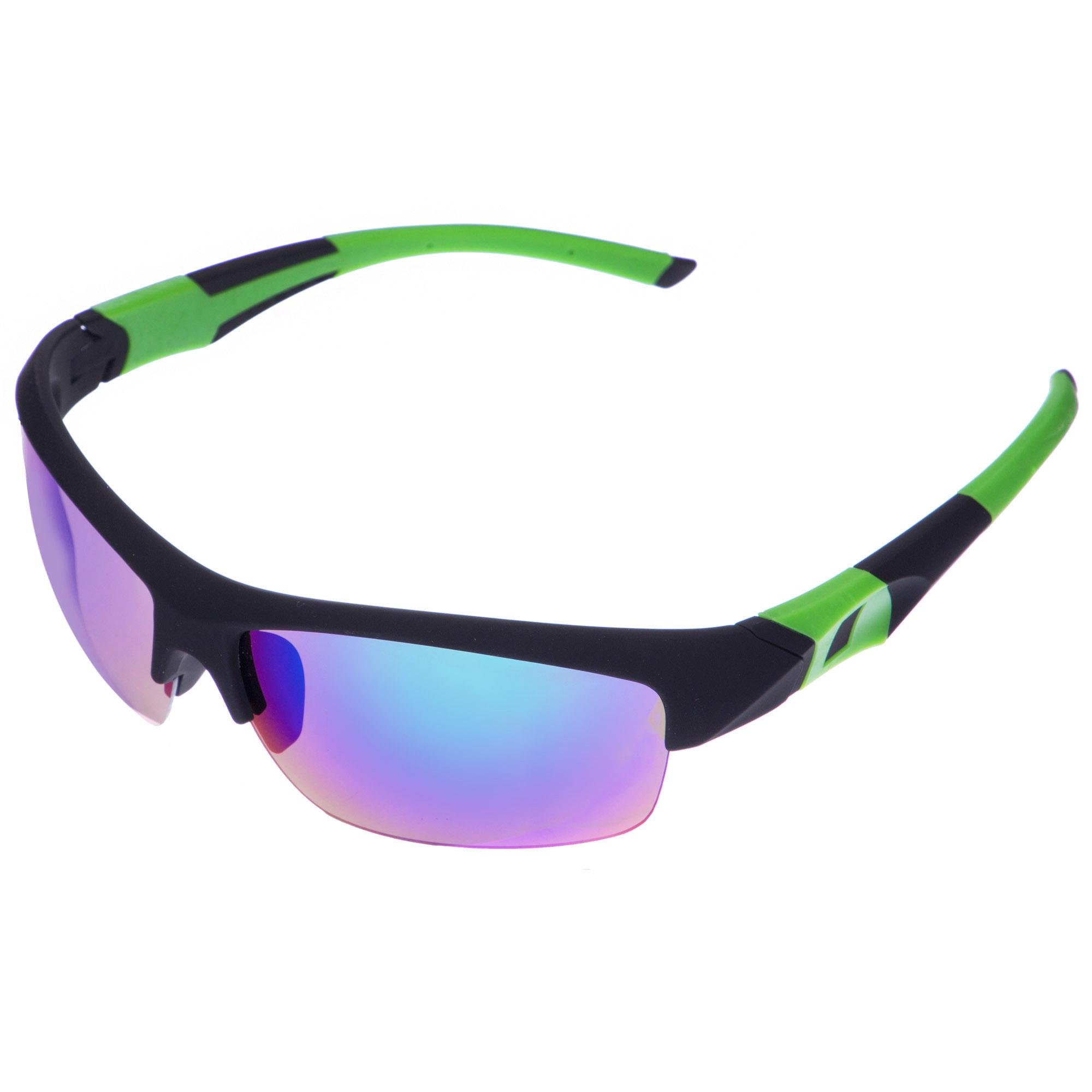 Очки спортивные солнцезащитные SP-Sport MC-6656 Черный с зеленым (NA003083)