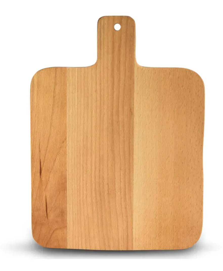 Доска кухонная с ручкой BERTA 26,5 см деревянная (D014)