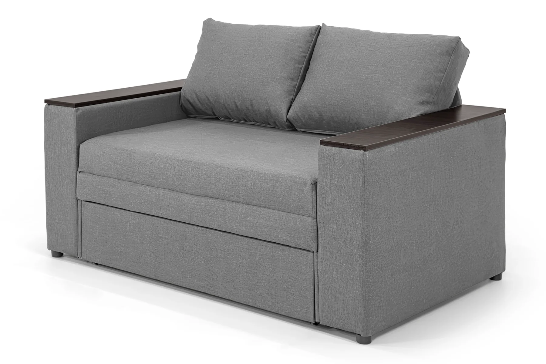 Диван-кресло Кубус-120 160х97 см Светло-серый (28118858)