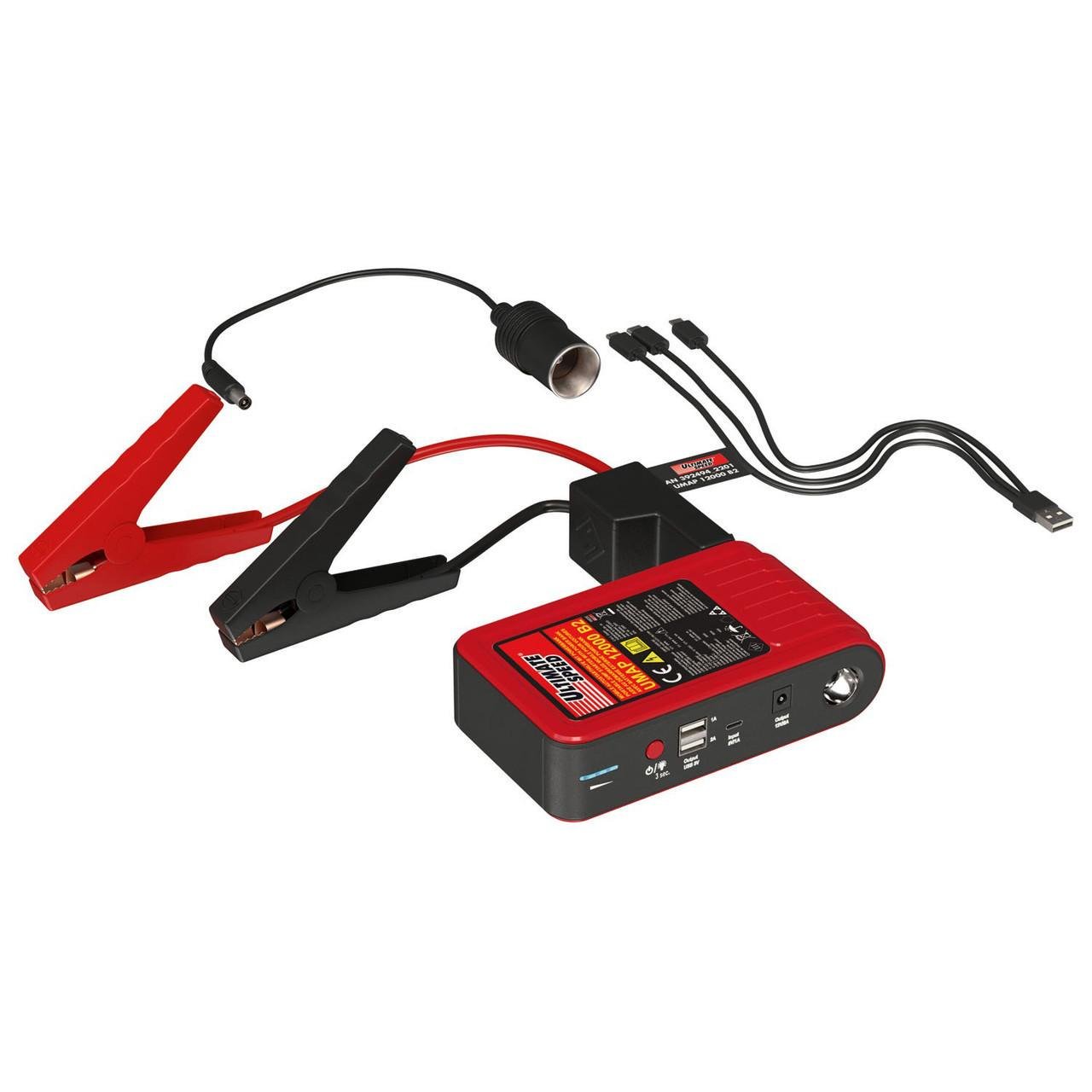 Пусковий пристрій для автомобіля бустер Ultimate Speed UMAP 12000 B2 12000 mAh