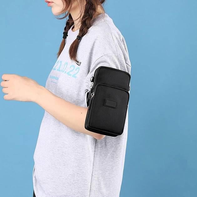 Сумка-чохол для смартфона Black (07406) - фото 7 Сумка-чохол для смартфона Black (07406) - фото 7