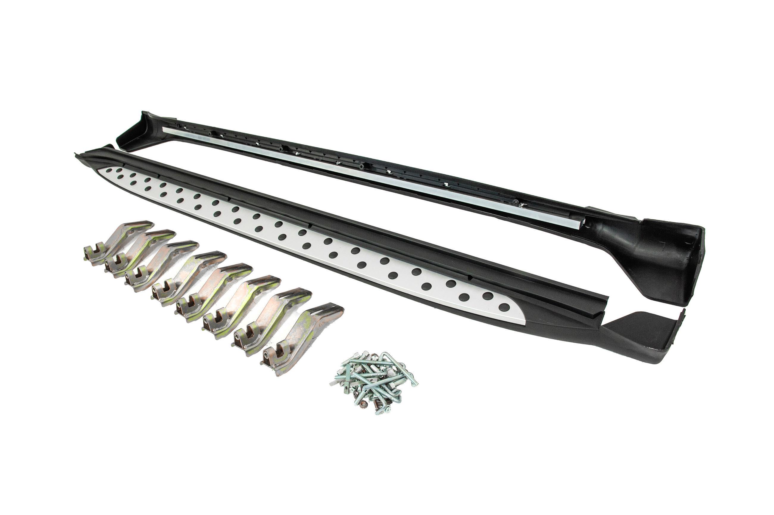 Боковые пороги Cixtai OEM V2 для Mitsubishi ASX 2010-2023 рр. алюминий/пластик 2 шт. Серый (190087)