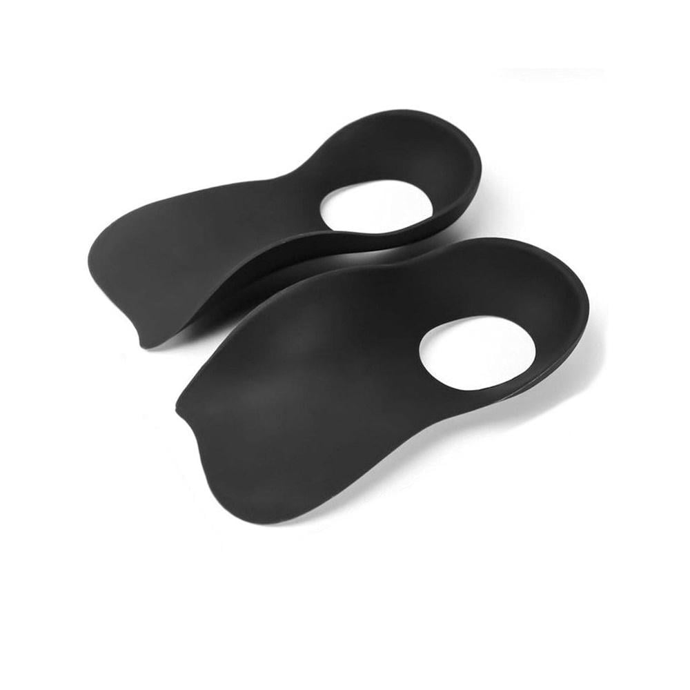 Полустельки ортопедические массажные для поддержания стопы при плоскостопии 2 шт. Черный