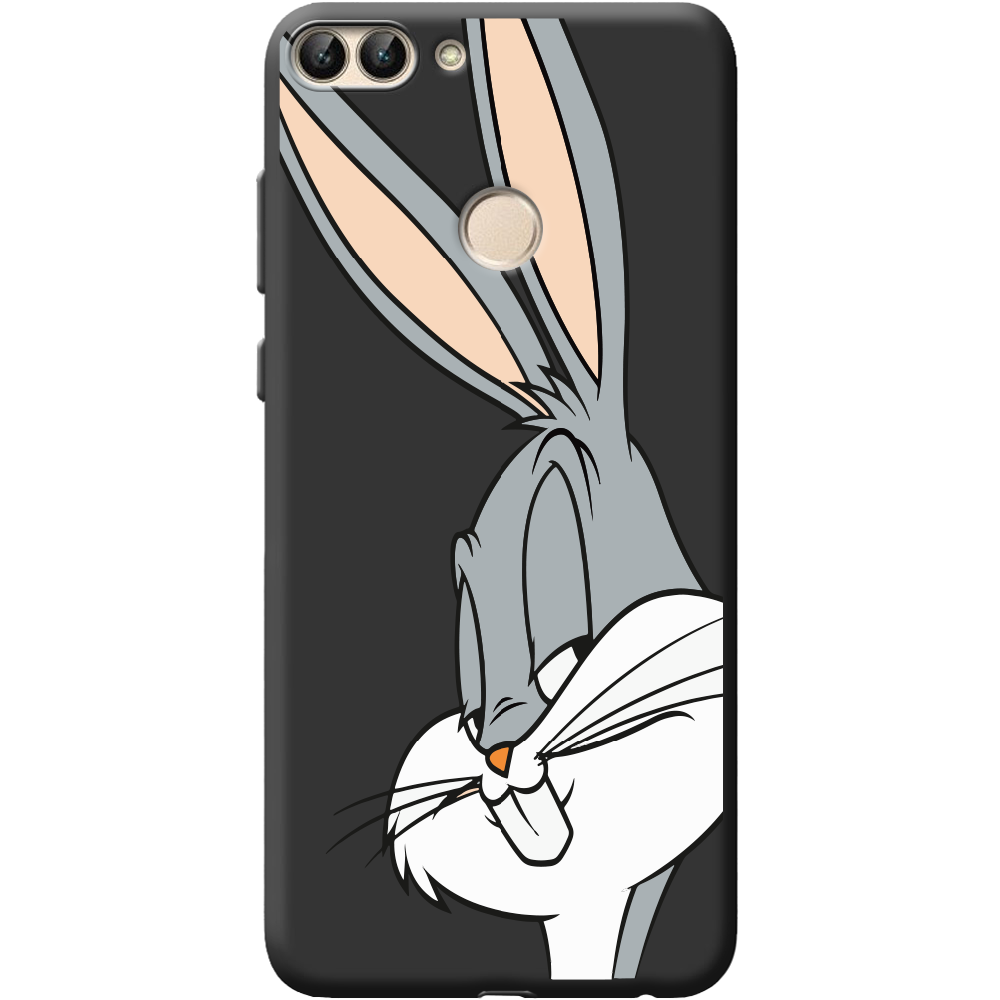 Чехол Boxface Huawei P Smart Lucky Rabbit Черный силикон (32669-bk81-41523)