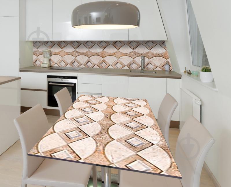 Наклейка 3Д виниловая на стол Zatarga «Ромбовый узор» 650х1200 мм (Z184144/1st) Наклейка 3Д виниловая на стол Zatarga «Ромбовый узор» 650х1200 мм (Z184144/1st)