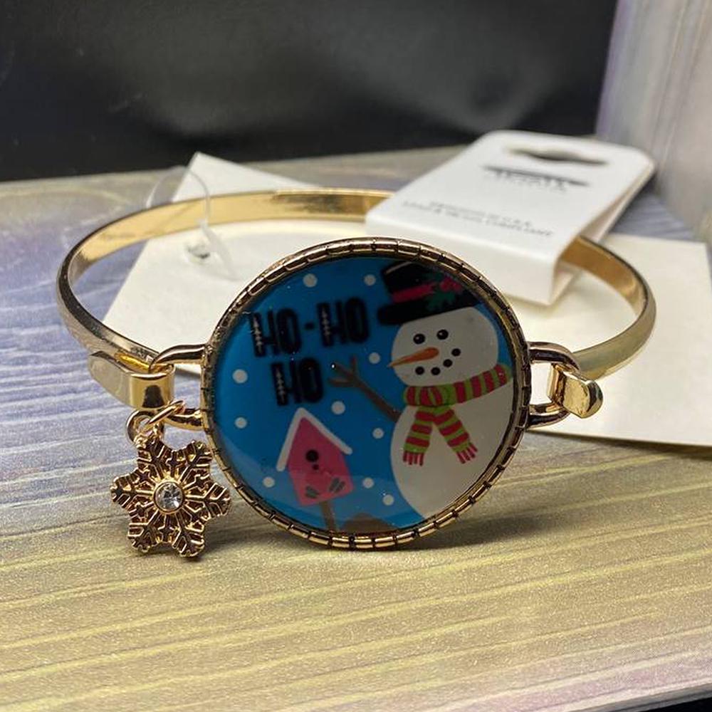 Браслет PG06350 Merry Christmas Снеговик 6 см Золотистый (14244858) Браслет PG06350 Merry Christmas Снеговик 6 см Золотистый (14244858)