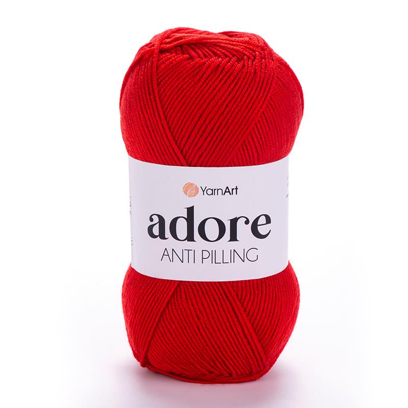Пряжа YarnArt Adore 371 Красный