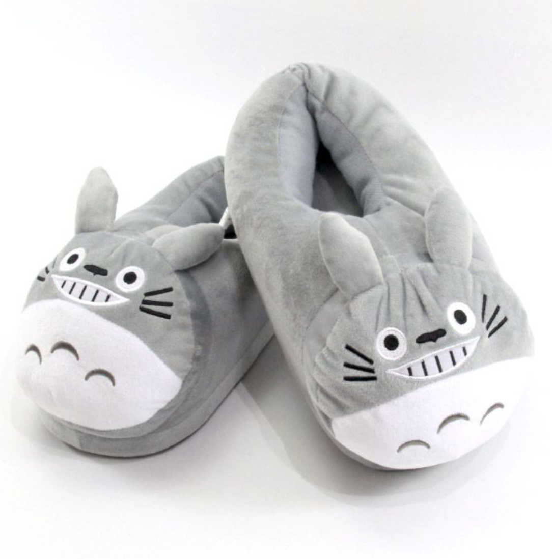 Домашні тапочки плюшеві для кігурумі Тоторо Сірий Домашні тапочки плюшеві для кігурумі Тоторо Сірий