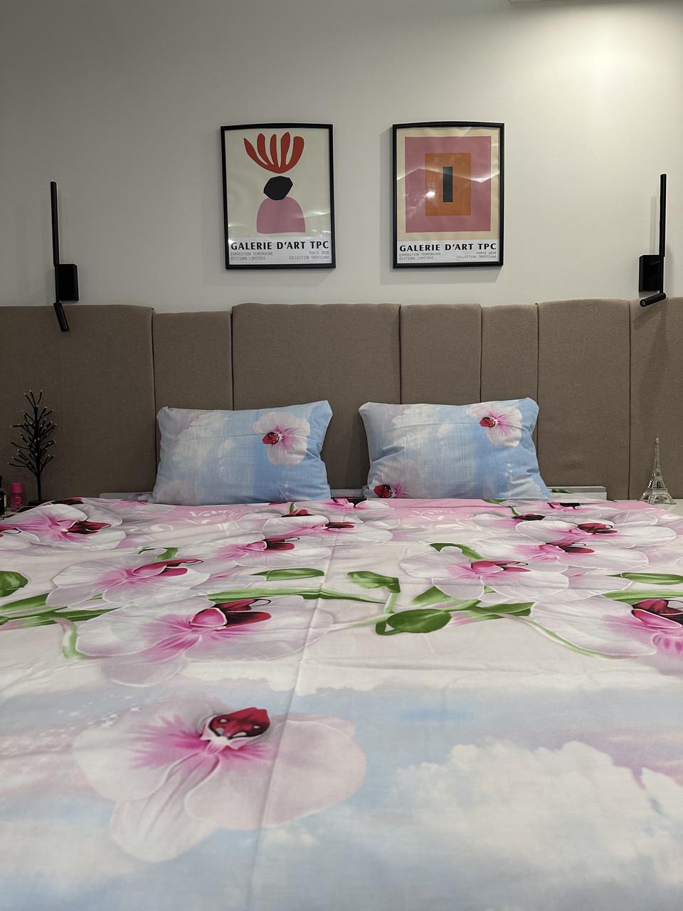 Комплект постельного белья из бязи Орхидея 200х220 см (G-04-127/2.0) Комплект постельного белья из бязи Орхидея 200х220 см (G-04-127/2.0)