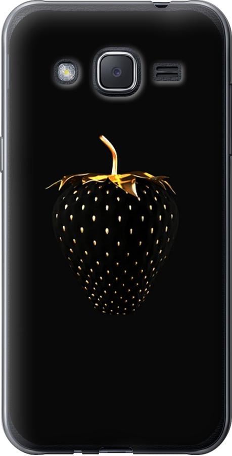 Чехол на Samsung Galaxy J2 J200H Черная клубника (3585t-190-42517)