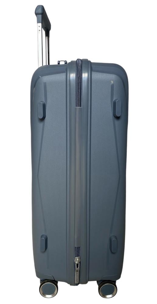 Чемодан средний Madisson Snowball 51103 полипропилен M Серый - фото 2