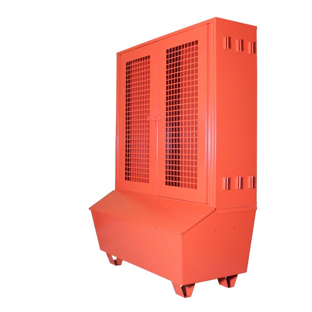 Стенд пожежний закритого типу з ящиком для піску не укоплектований