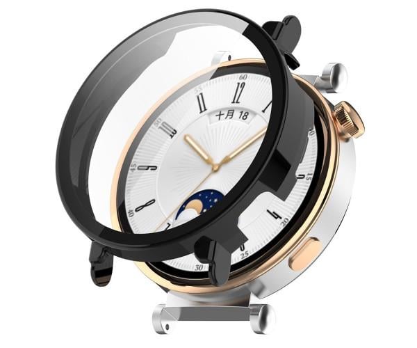 Чехол с защитным стеклом Protective Cover with Glass для Huawei Watch GT 4 41 мм Черный