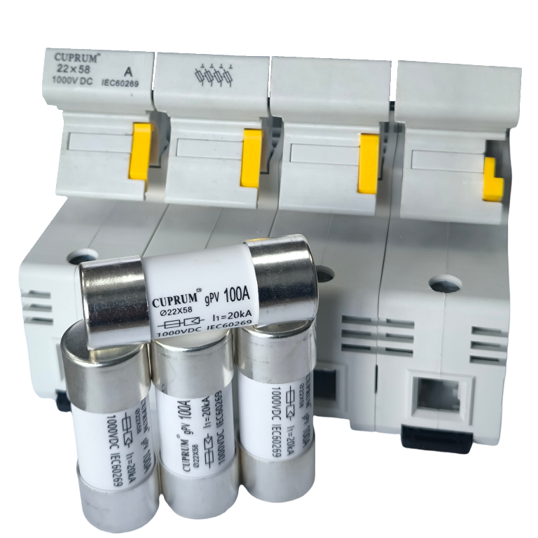 Держатель предохранителя 50А 1000V 4p DC2258 с предохранителями RT18 (2944319675) Держатель предохранителя 50А 1000V 4p DC2258 с предохранителями RT18 (2944319675)