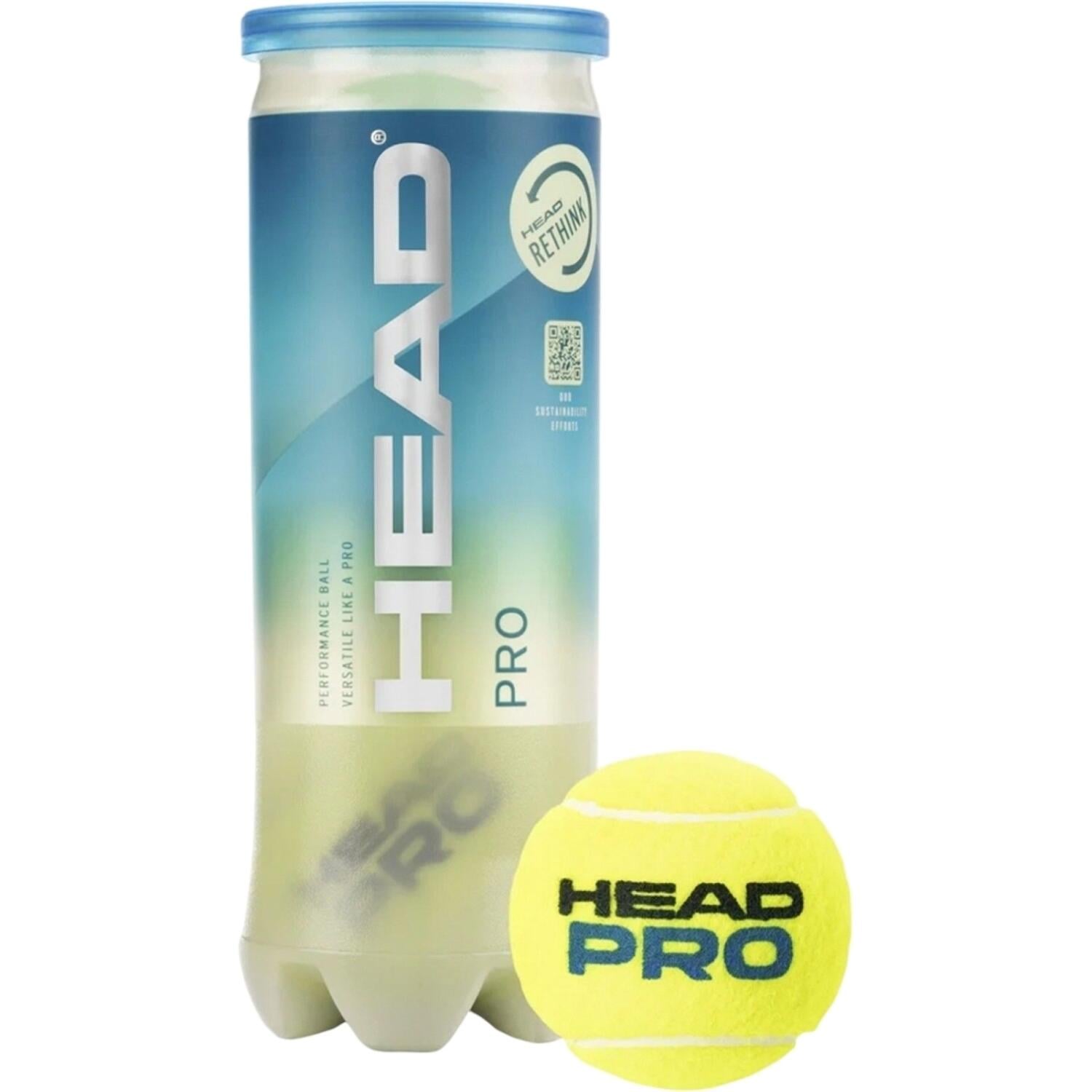 Набор мячей для тенниса Head PRO 3 шт. Желтый (571603)