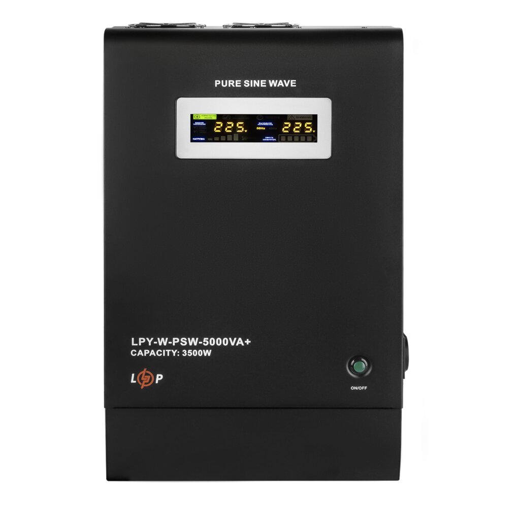 Джерело безперебійного живлення LogicPower LPY-W-PSW-5000VA+ 3500 Вт 48В 140-275V LCD (24108262)