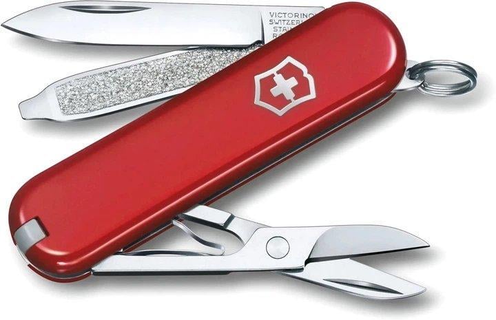Нож швейцарский Victorinox Classic SD Style Icon 0.6223.G складной 7 функций красный