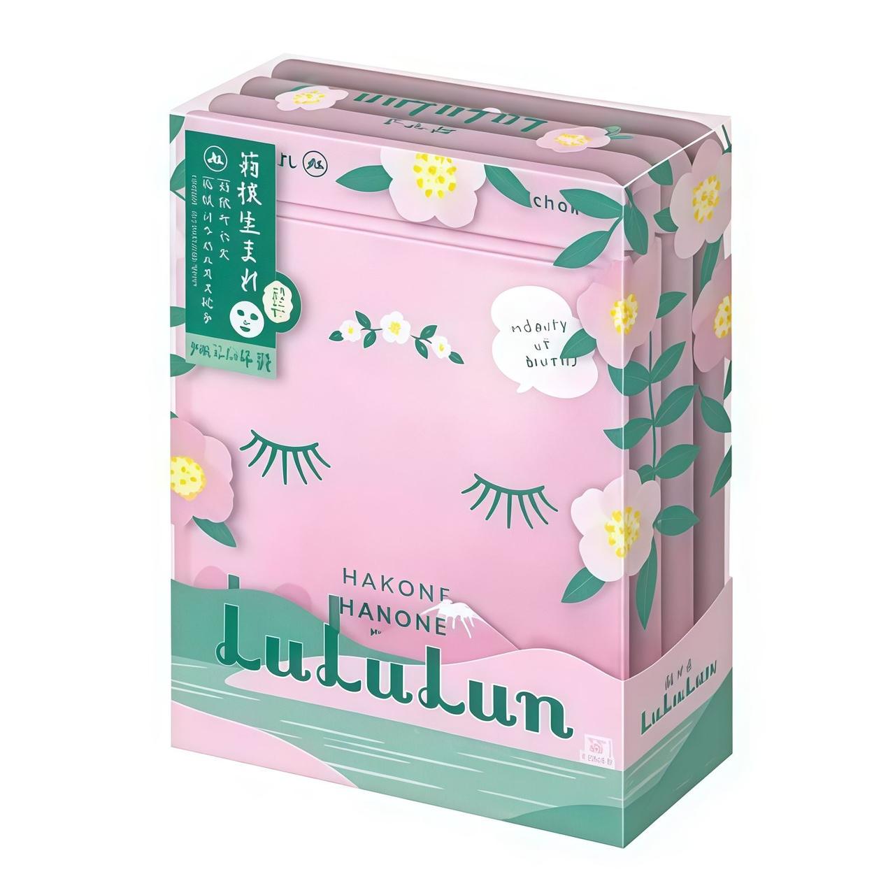 Маска для лица LuLuLun Face Mask Hakone Rose увлажняющая маска с экстрактом розы 7 шт. х 4 уп. (2733567256)