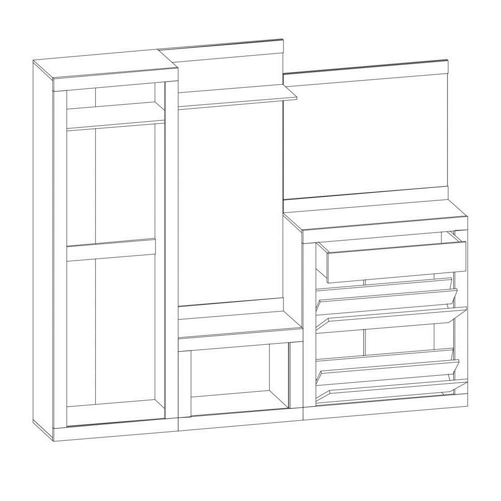 Тумба для обуви Мебель-Сервис Парма 2Д1Ш Дуб април/Бетон Индастри (26911684) - фото 5 Тумба для обуви Мебель-Сервис Парма 2Д1Ш Дуб април/Бетон Индастри (26911684) - фото 5