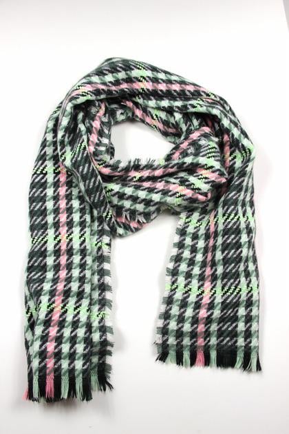 Шарф Street one 74755f Черно-зеленый