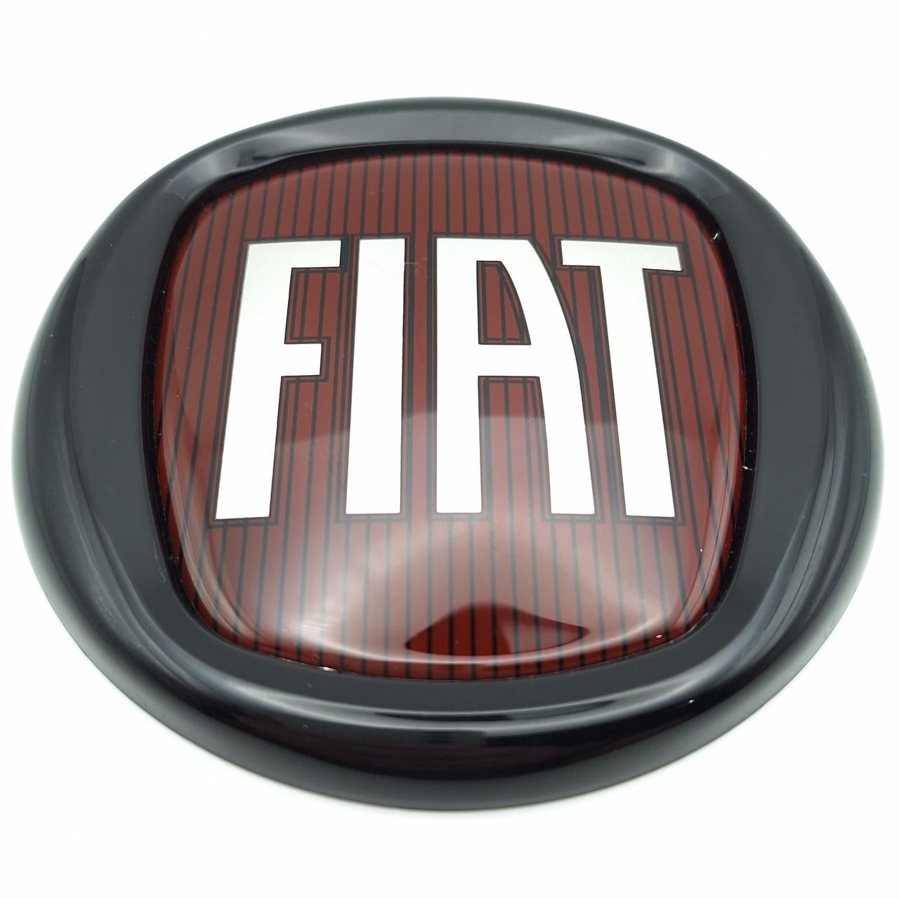 Эмблема Fiat 100 мм Черный глянцевый (830096T)
