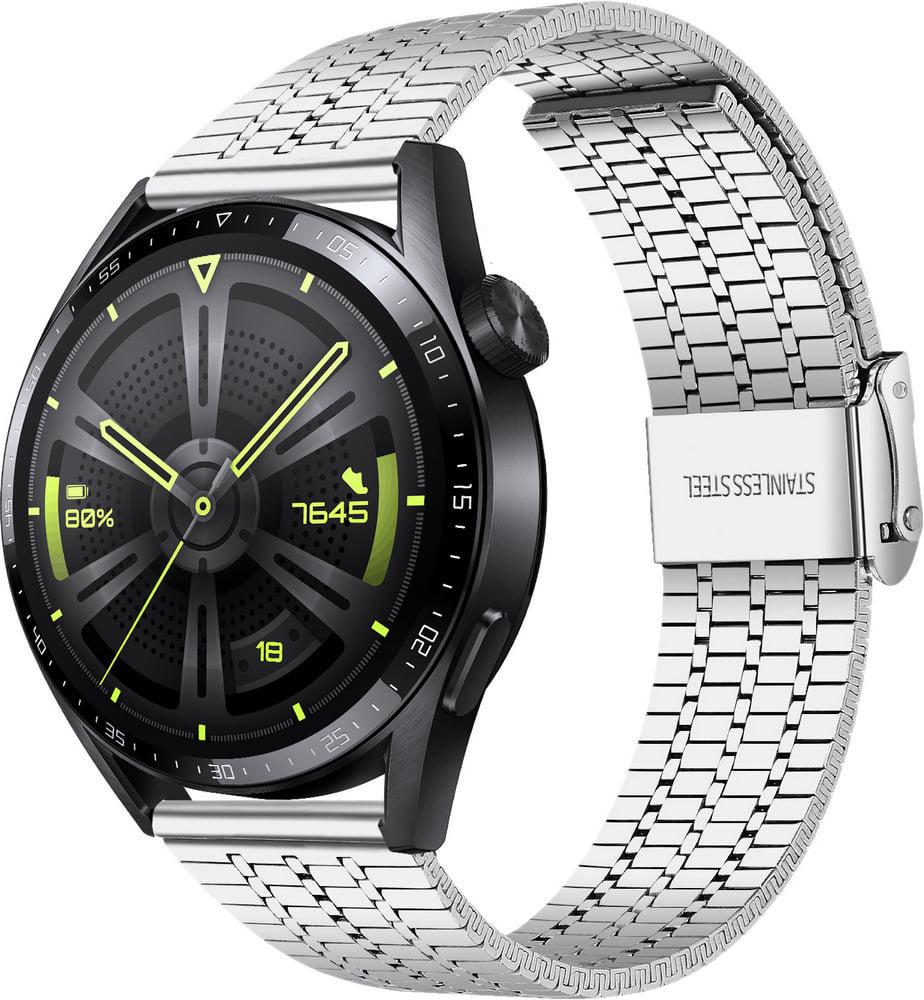 Браслет металлический Counic для Huawei Watch GT 4 46 мм Silver (38557-59)