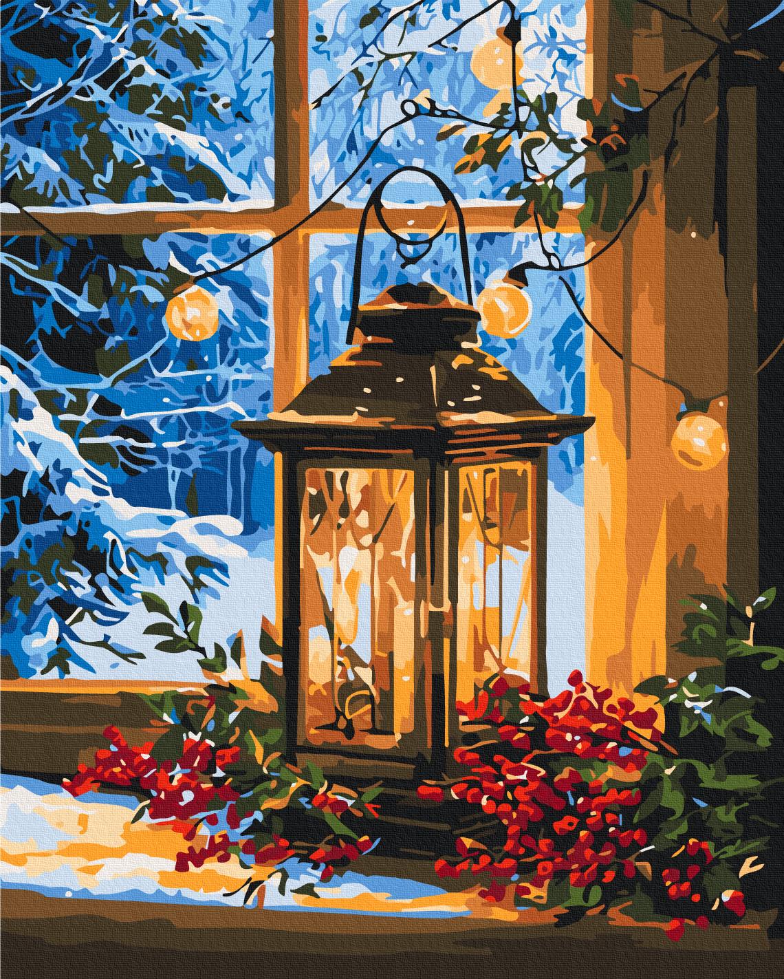 Картина за номерами Brushme Світло у вікні 40x50 см (BS54503) Картина за номерами Brushme Світло у вікні 40x50 см (BS54503)