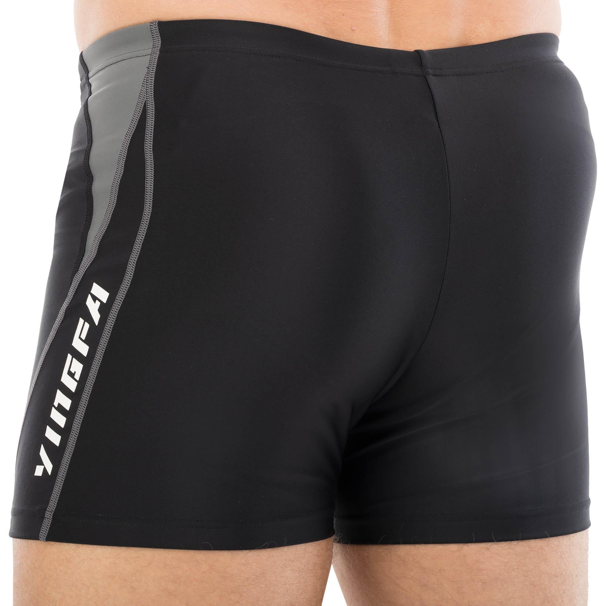 Плавки боксеры мужские для плавания YINGFA 24T852 L Черный/Серый (24T852_Черный-серый_L_(160-16) - фото 5 Плавки боксеры мужские для плавания YINGFA 24T852 L Черный/Серый (24T852_Черный-серый_L_(160-16) - фото 5