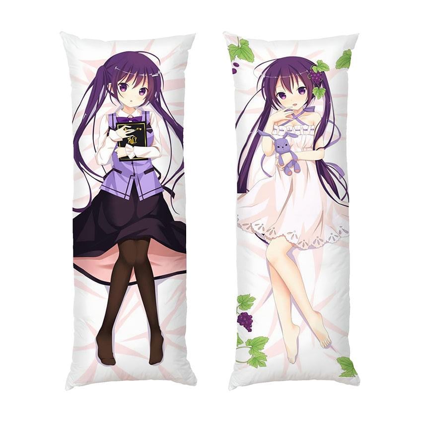 Подушка дакимакура A girl with ponytails Anime Art габардин 150х50 см (112430-3)