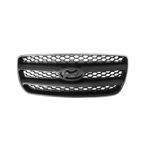 Решетка радиатора AVTM Hyundai Santa Fe II 2006-2009 без эмблемы Хром/Черный (183216990)