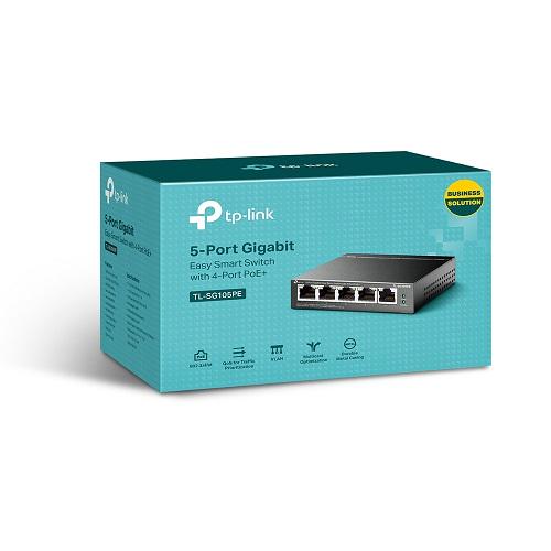 Комутатор TP-Link TL-SG105PE Smart (9614844) - фото 4