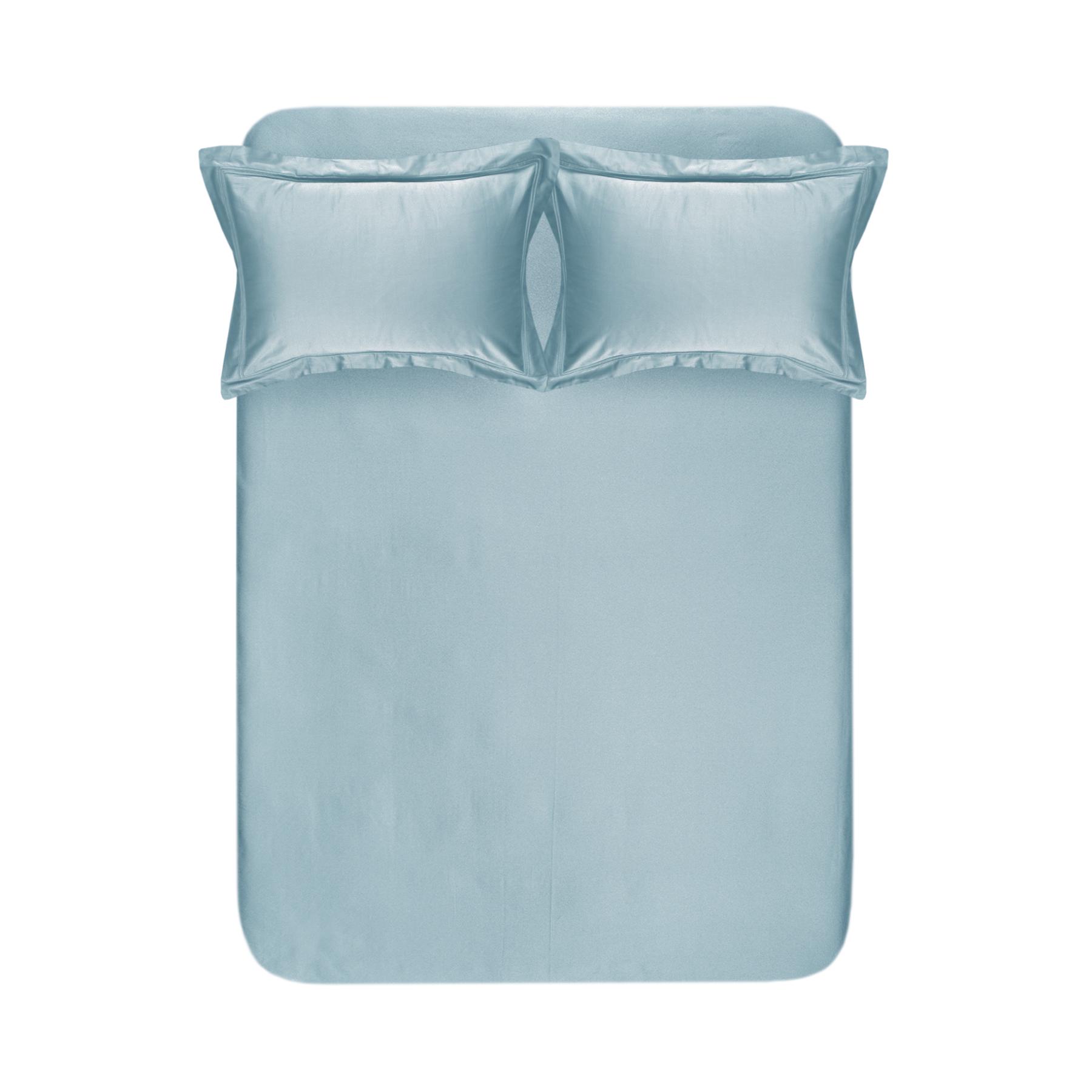 Простынь с наволочками Lotus Home 300ТС Carolina 180x240/50x70 см 2 шт. Голубой (svt-2000022354974)