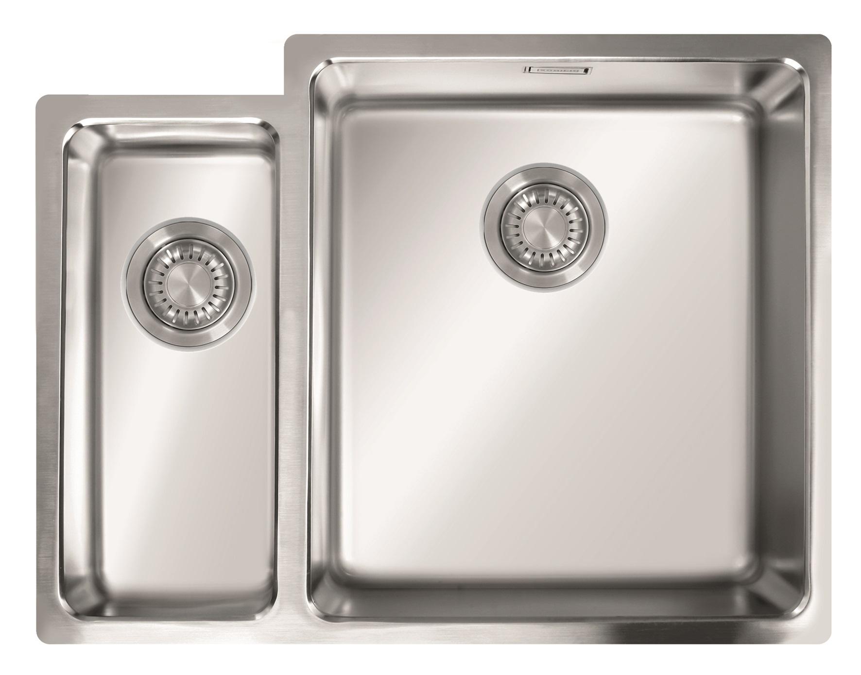 Мойка кухонная Ukinox MUP 400.80.20 GT 10K R полированная и корзина