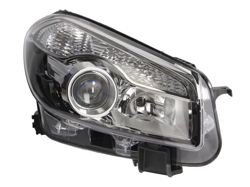 Фара передняя Nissan Qashqai/Qashqai+2 J10/JJ10 2010-2013 E7/H7/PY21W/W5W 215-11D7R-LD-EM (12316995)
