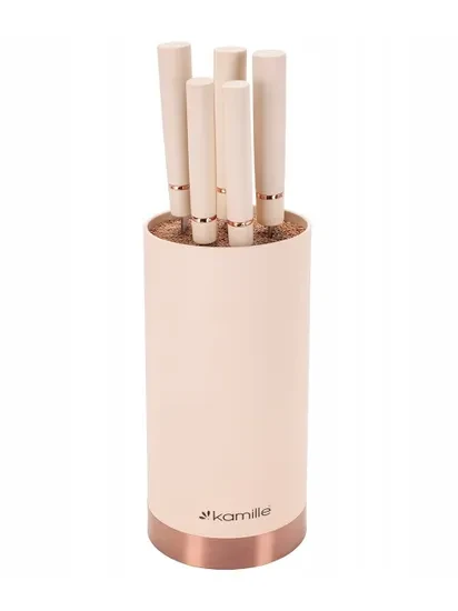 Набор ножей Kamille KM-7630 с подставкой 6 предметов (2579246827)