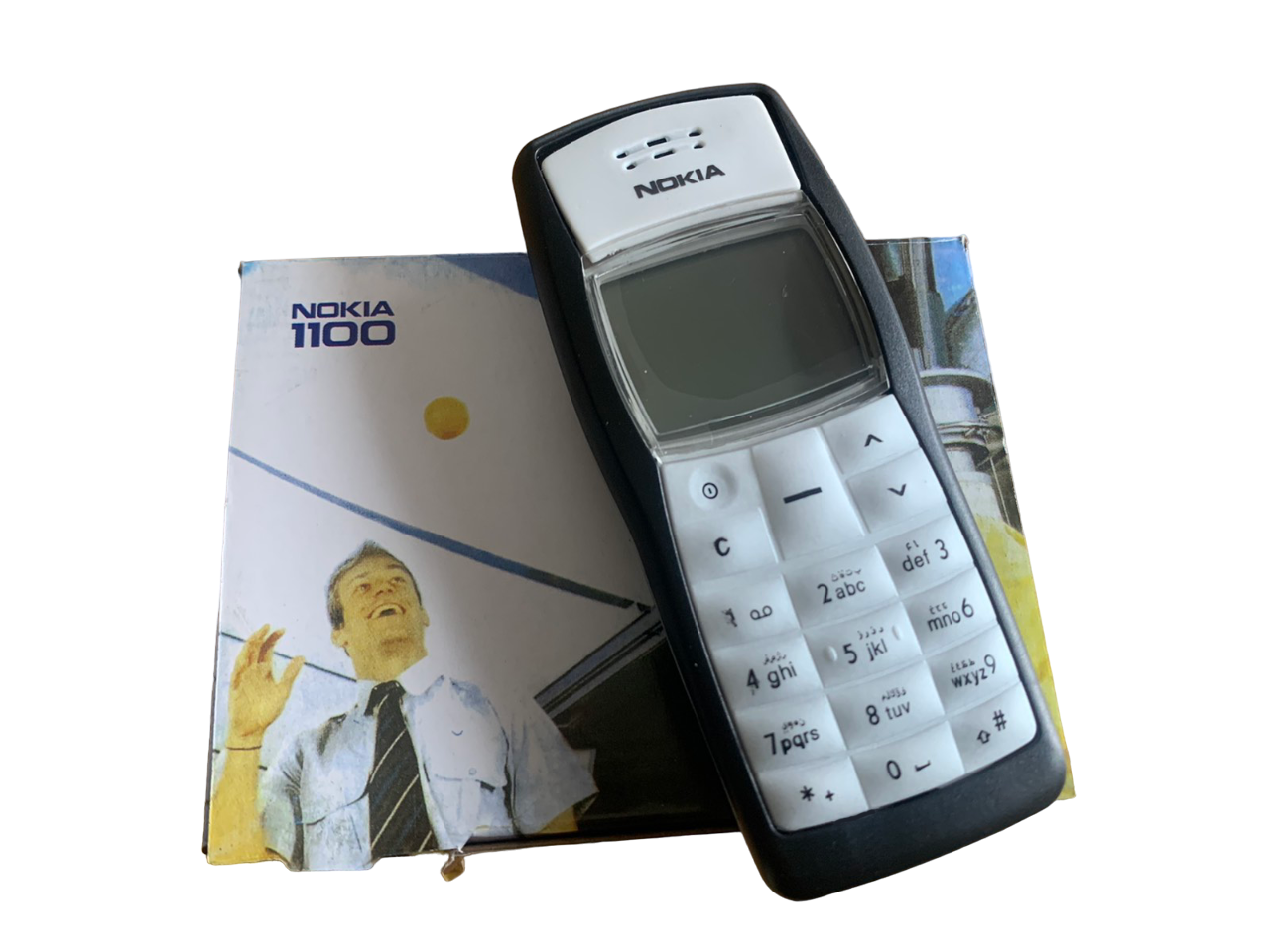 Мобільний телефон Nokia 1100 c ліхтариком Black