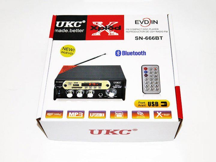 Підсилювач UKC SN-666BT (IR004603) - фото 3