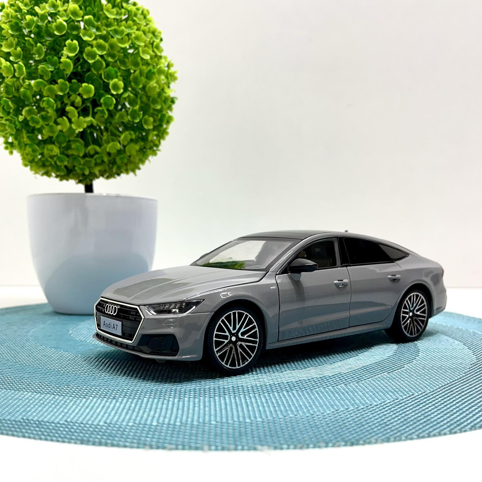 Машинка інерційна Audi А7 Авто Експерт металопластик 1:24 звук/світло Сірий (1904-17)
