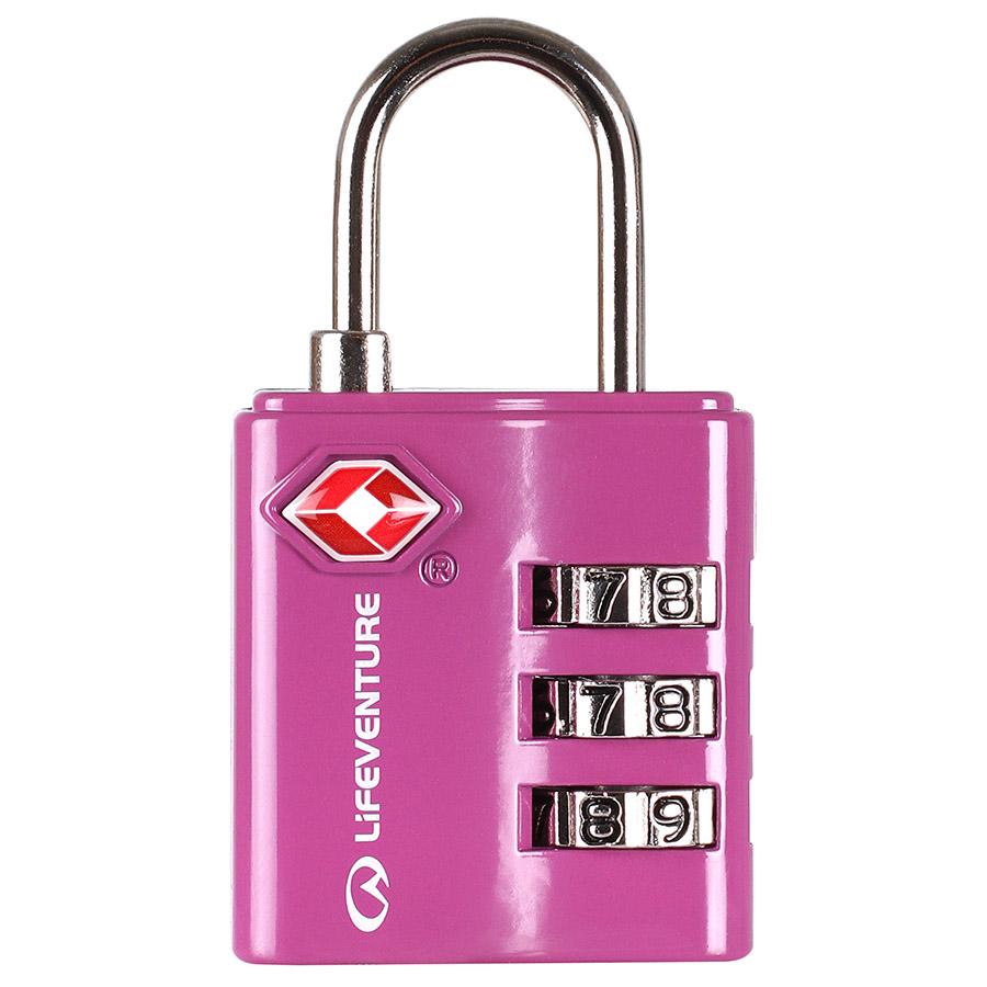 Замок Lifeventure TSA Combi Lock Pink (52301)