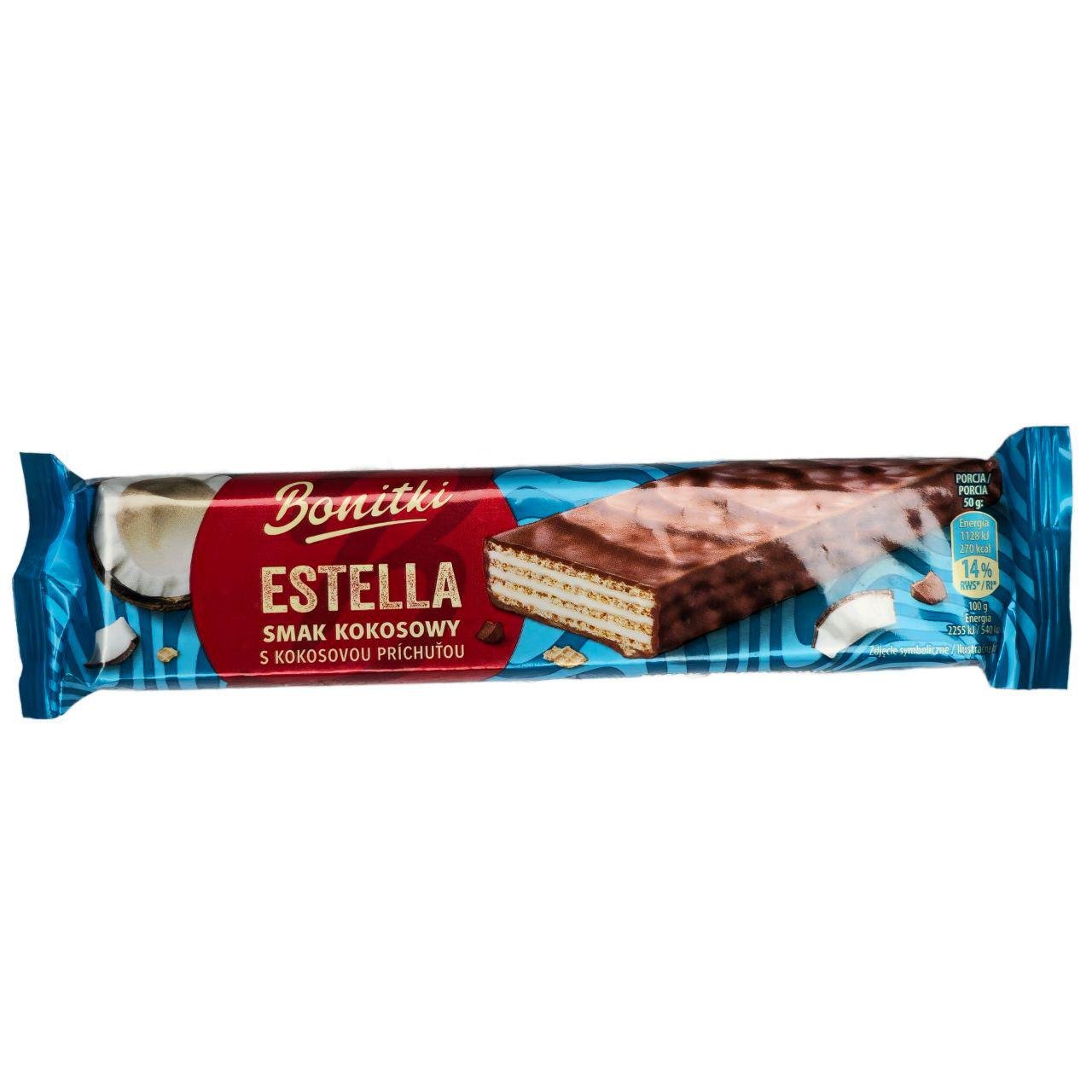 Вафли Bonitki Estella Кокос 50 г (08768)