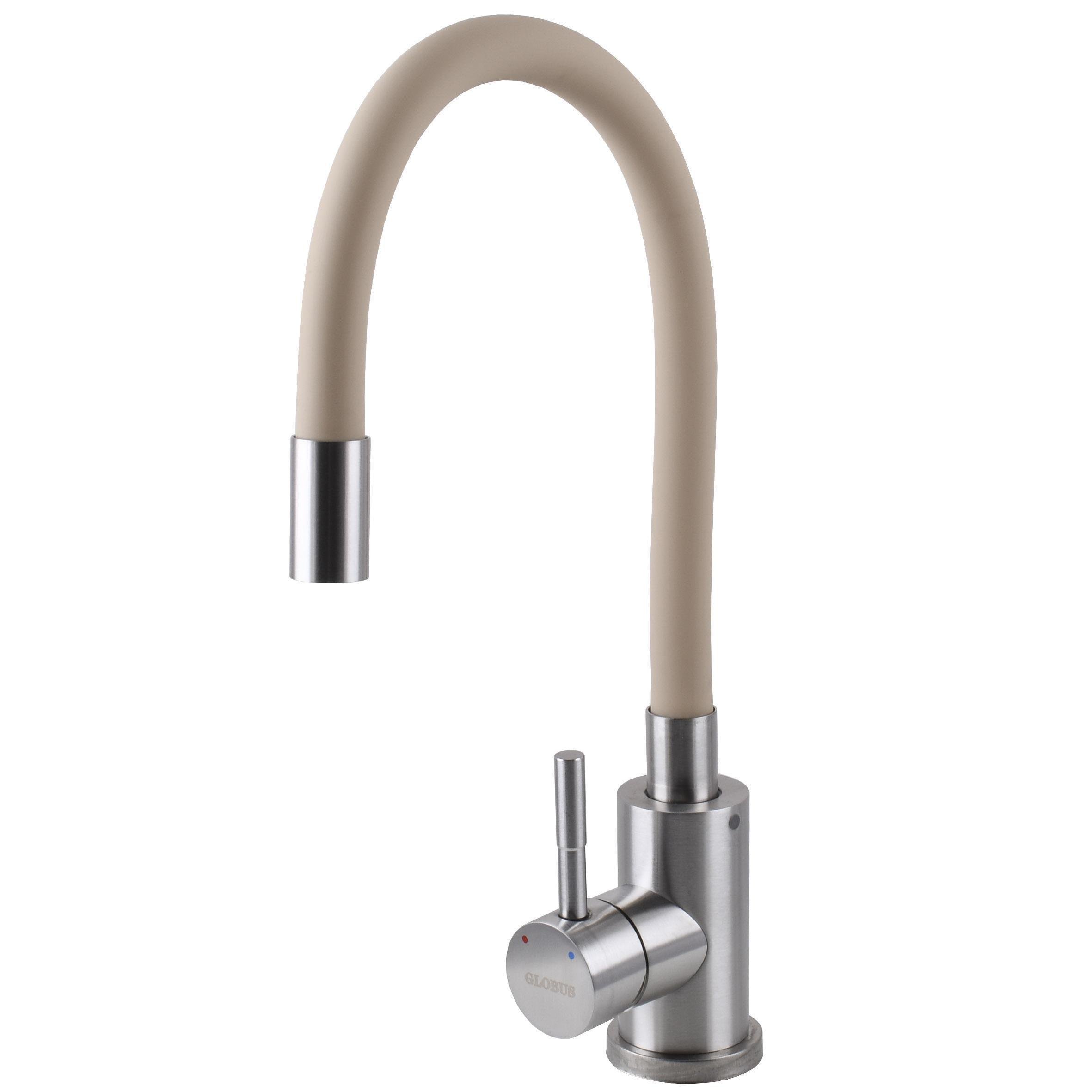 Смеситель для кухни с гибким изливом GLux ALPEN SBT1-203S-BG15 Бежевый (27905)